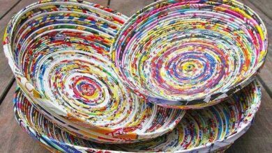 28 Ideias de Artesanato com Folhas de Revista