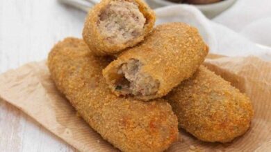 Croquete de Batata com Carne Moída