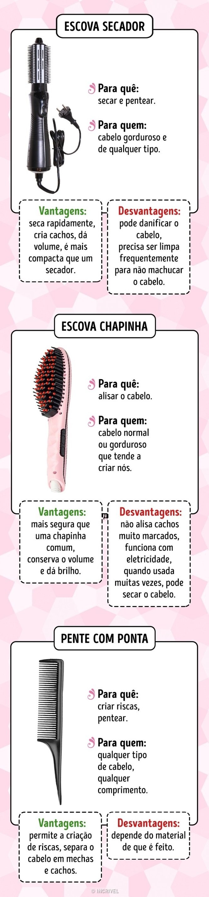 1749227597 549 A escova certa para seu tipo de cabelo Foto: Incrivel.club