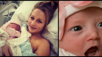 Mãe acha que deu à luz a uma bebê normal. Mas depois, ela abre a boca para chorar…