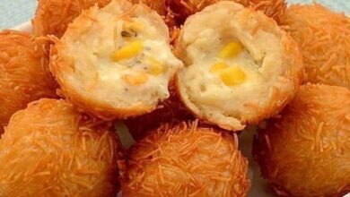 Bolinho crocante com queijo e milho, simplesmente irresistível!