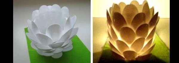 Dicas de Artesanato com Colheres Descartáveis