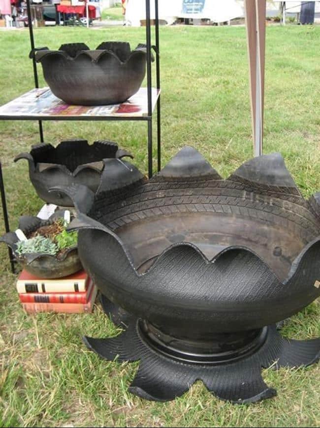 22 Ideias para reaproveitar pneus velhos