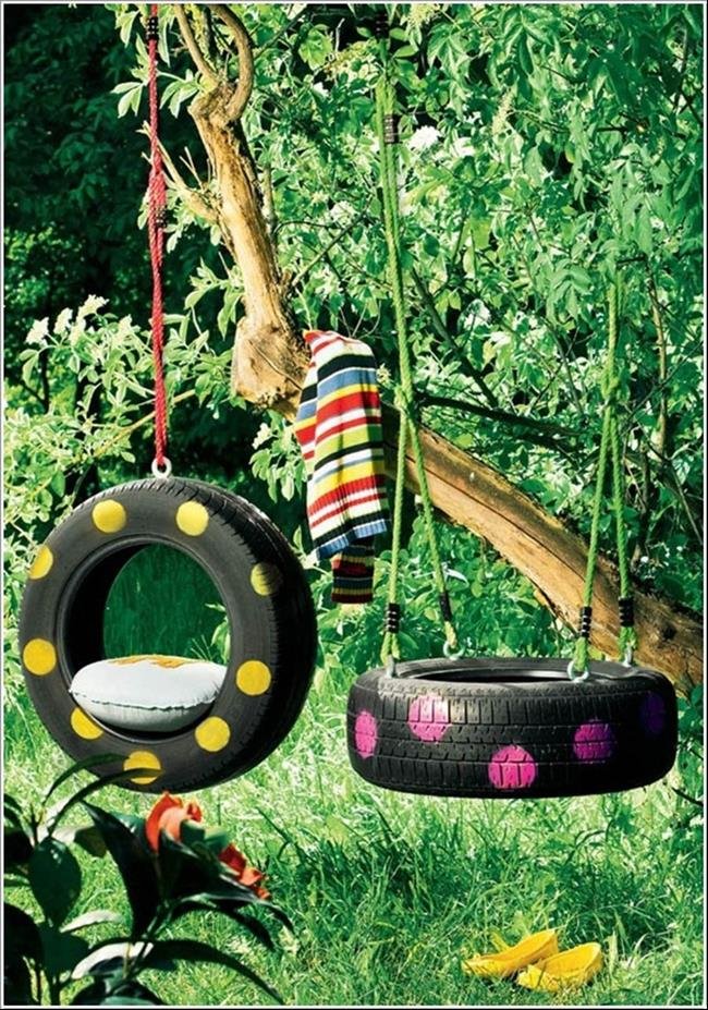 22 Ideias para reaproveitar pneus velhos