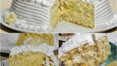 Bolo de Abacaxi Trufado