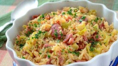 Receita Arroz de Braga | Bau das DICAS