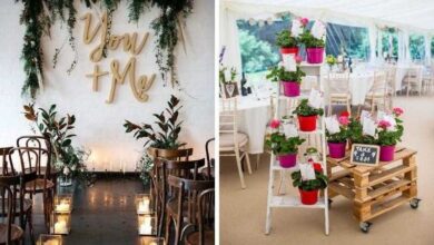 95 Ideias de decoração de casamento simples