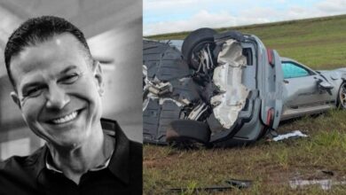 Empresário capota BMW e não resiste durante evento de carros de luxo em SP