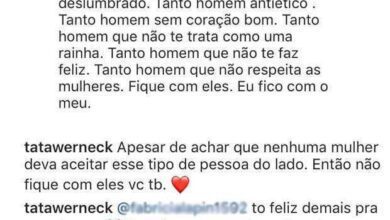 Seguidora critica Tatá Werneck e atriz dá resposta magnífica
