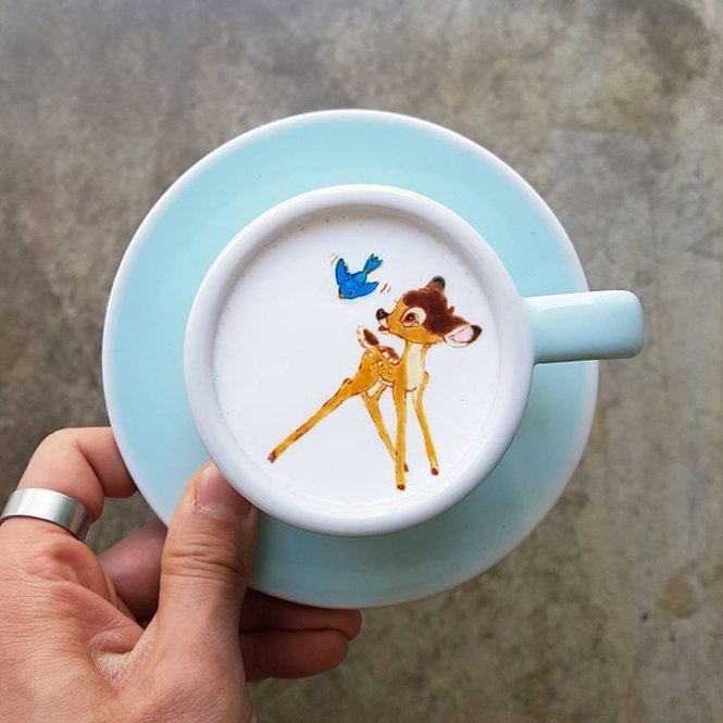 1749262869 786 10 artes INCRIVEIS feitas em cafe Foto:Kangbin Lee