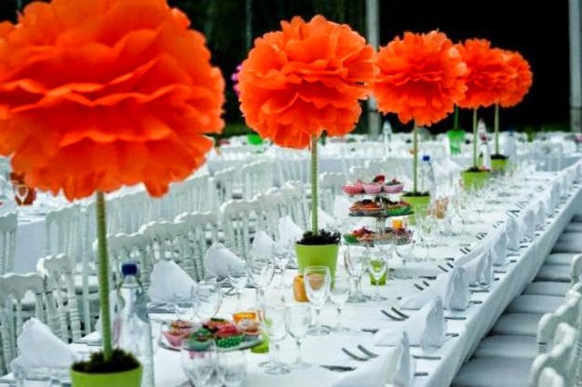 passo a passo de pompons de papel