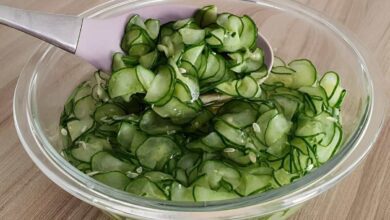 Como Fazer Pepino agridoce ou Sunomono