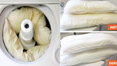 Como lavar travesseiros amarelados