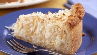 Torta cremosa de coco