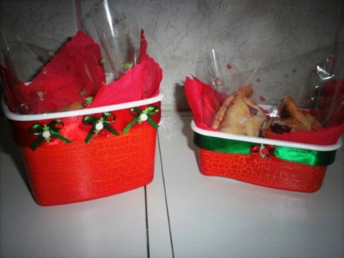 ideia com pote de margarina