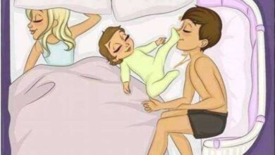 Ilustrações mostram o antes e depois da chegada de uma criança na vida de um casal