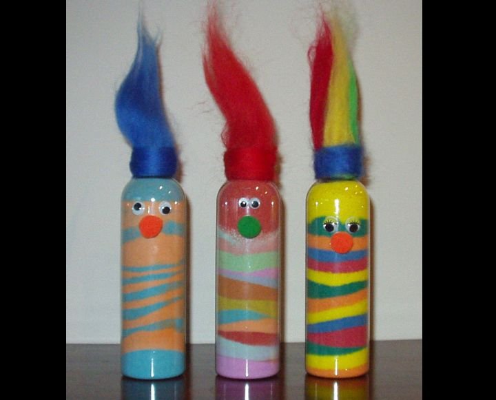 Garrafa Decorada com Areia Garrafa Decorada com Areia