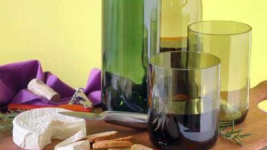 Como fazer copo com garrafa de vidro