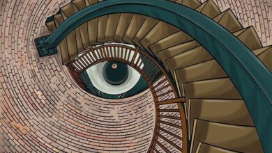 Olho ou escada? O que viu primeiro? descubra como as pessoas do seu grupo veem você