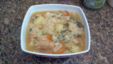 Receita de canja de galinha rápida