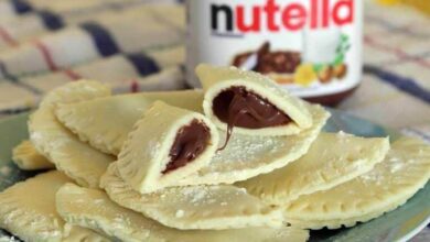 coxinha recheada de nutella