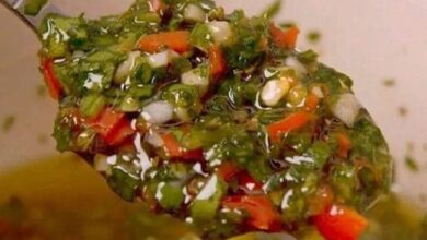 Receita original de Molho chimichurri caseiro