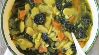 Sopa forte de legumes e feijão para aumentar a imunidade
