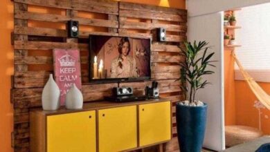 19 Ideias de painéis de tv com paletes