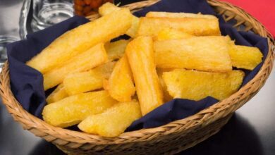 Mandioca assada – mais crocante e saudável