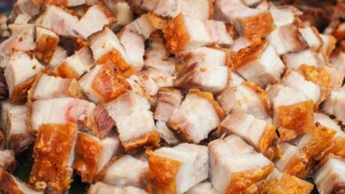 1749764349 Barriga de porco frita em cubos um petisco delicioso barriga de porco frita