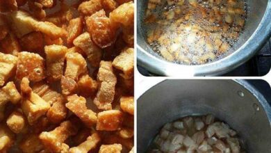 Torresmo na panela de pressão