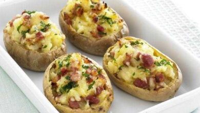 Batata Recheada Gratinada