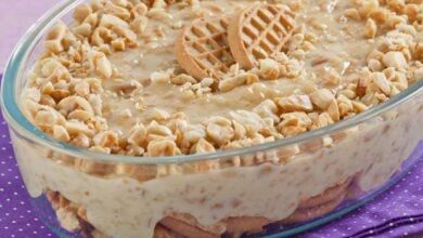 Receita de Pavê de amendoim