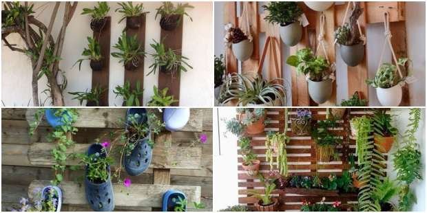 Jardins verticais lindos para inspiração
