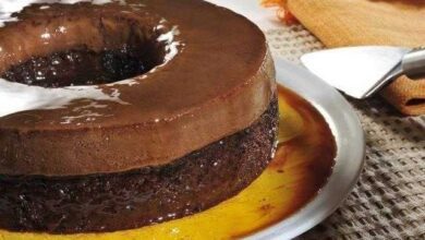 Receita de Bolo Pudim de Chocolate