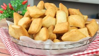 Massinha frita ou bolinho de vento uma delícia igual vovó fazia quando éramos criança