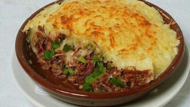 Escondidinho de Mandioca com Carne Seca