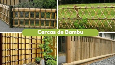 Ideias para criar bonitas cercas de bambu para o seu jardim
