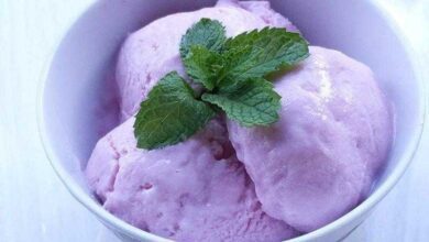 Como fazer sorvete de uva