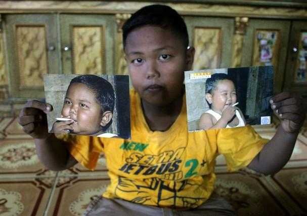 Lembra do bebê fumante