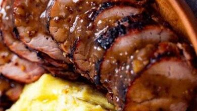 Lombo de Porco Assado na Cerveja