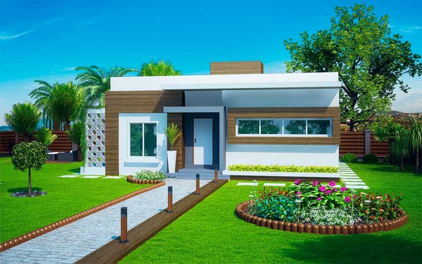 1749930263 459 35 Modelos de casas modernas para se inspirar Casa moderna 4