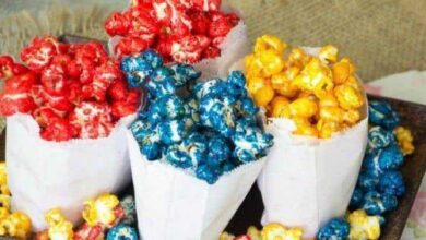 Pipoca doce colorida deliciosa | Bau das DICAS