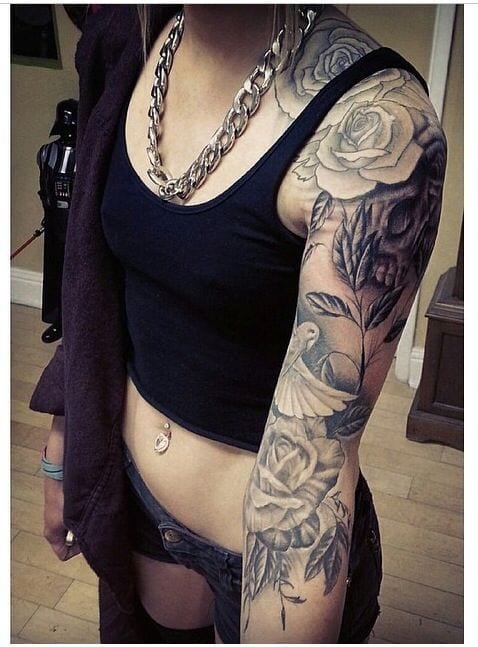 100 tatuagem de flores para você se inspirar a fazer