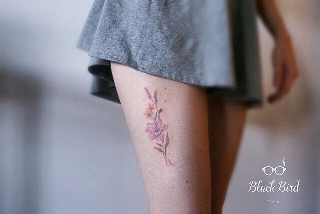 100 tatuagem de flores para você se inspirar a fazer