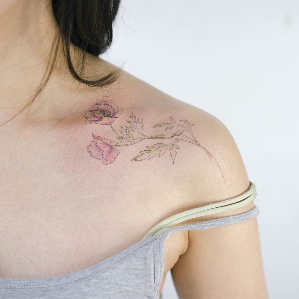 100 tatuagem de flores para você se inspirar a fazer