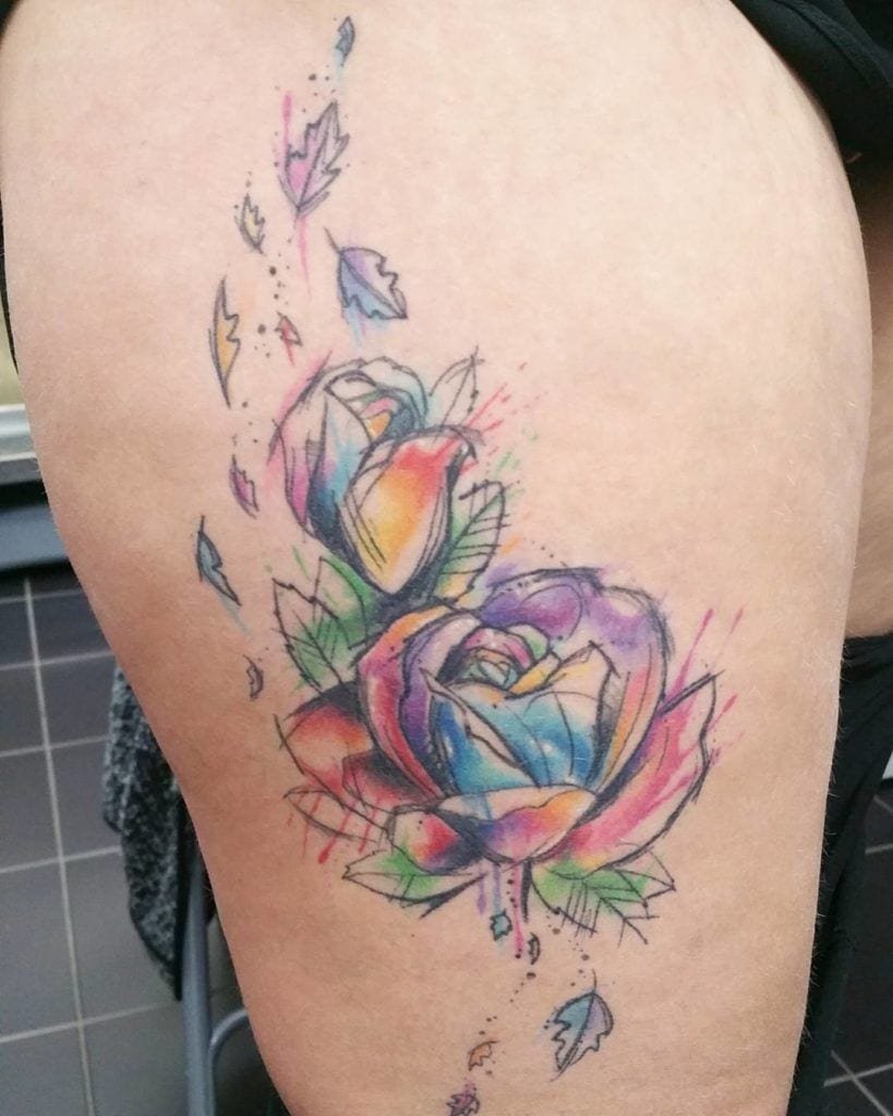 100 tatuagem de flores para você se inspirar a fazer