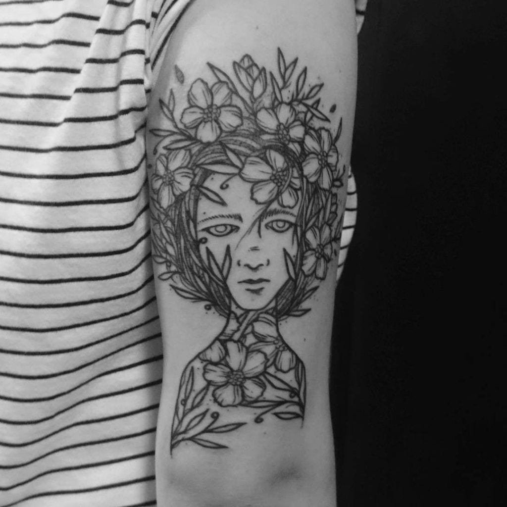 100 tatuagem de flores para você se inspirar a fazer