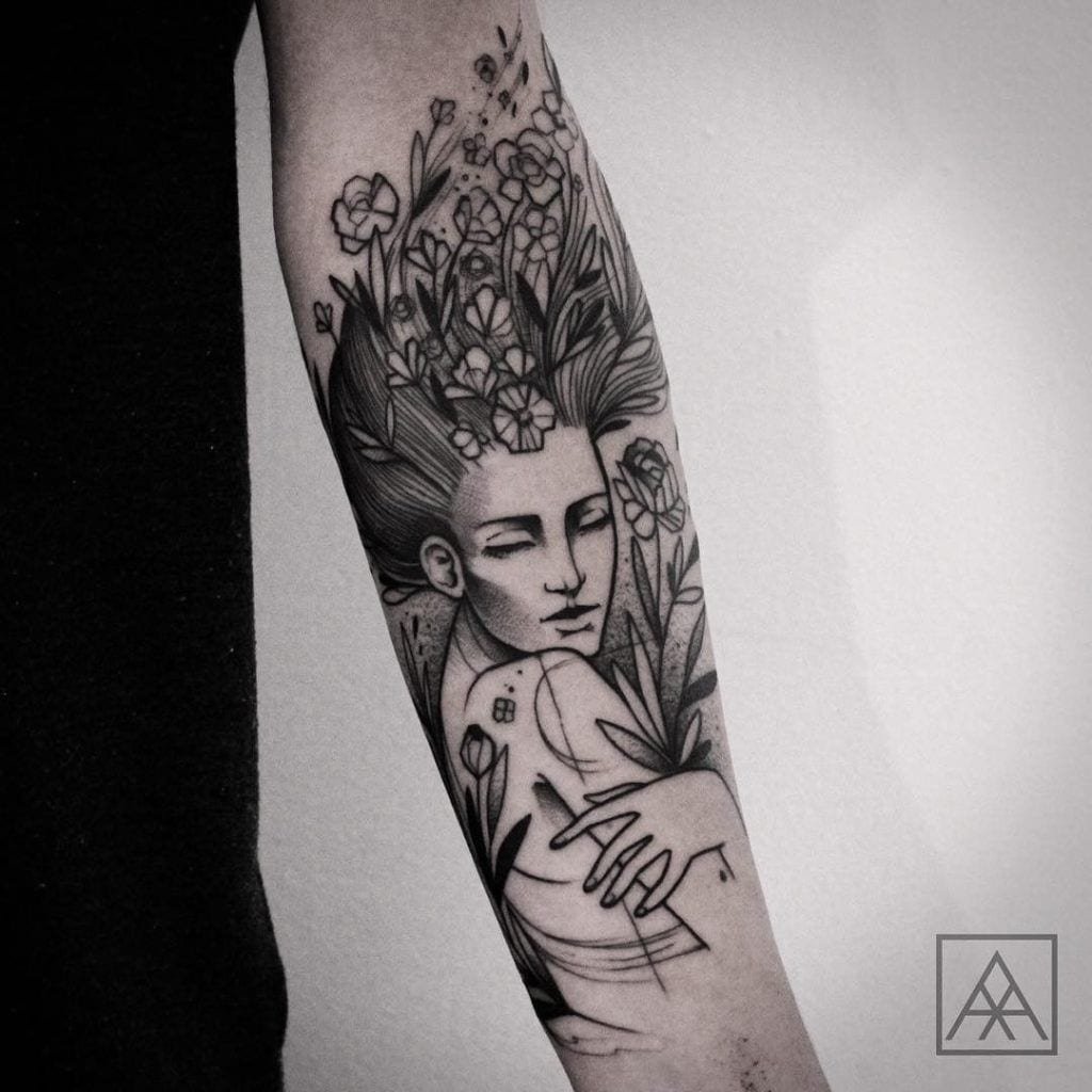 100 tatuagem de flores para você se inspirar a fazer