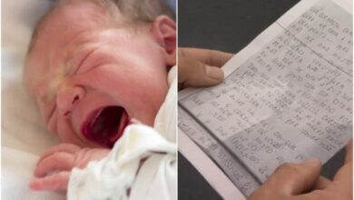 Bebê de 23 dias é abandonado junto à carta comovente: ‘Por favor, não julguem a minha mãe’
